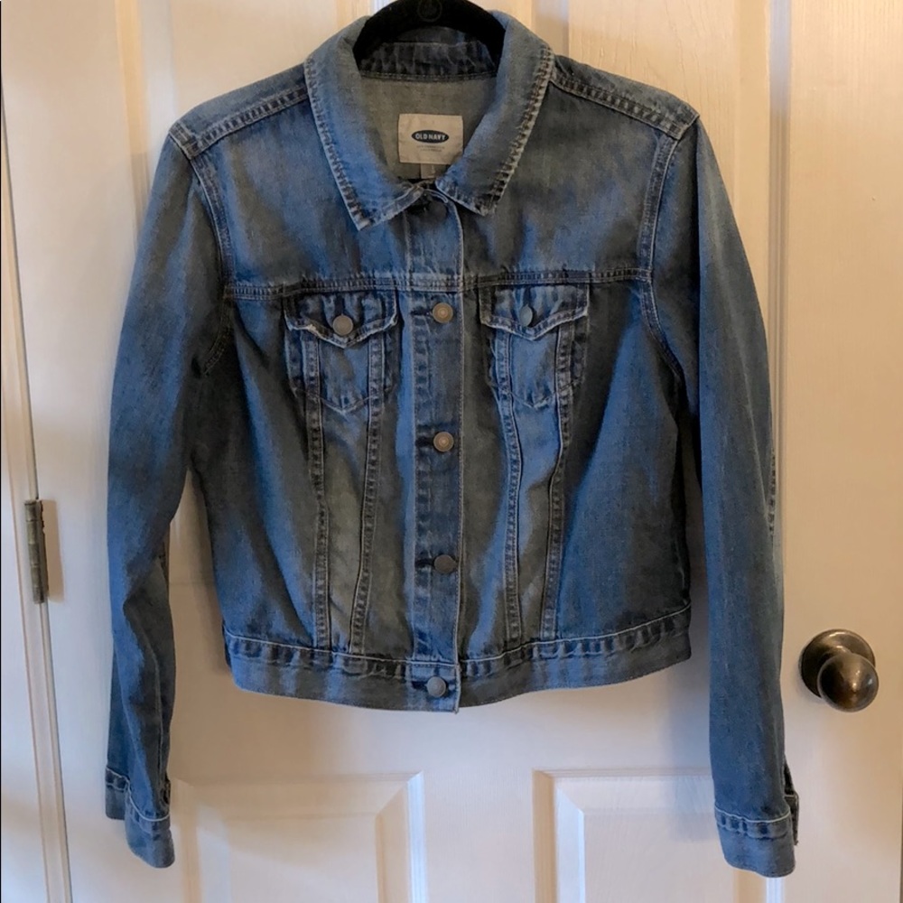 Old Navy Cropped Denim Jacket